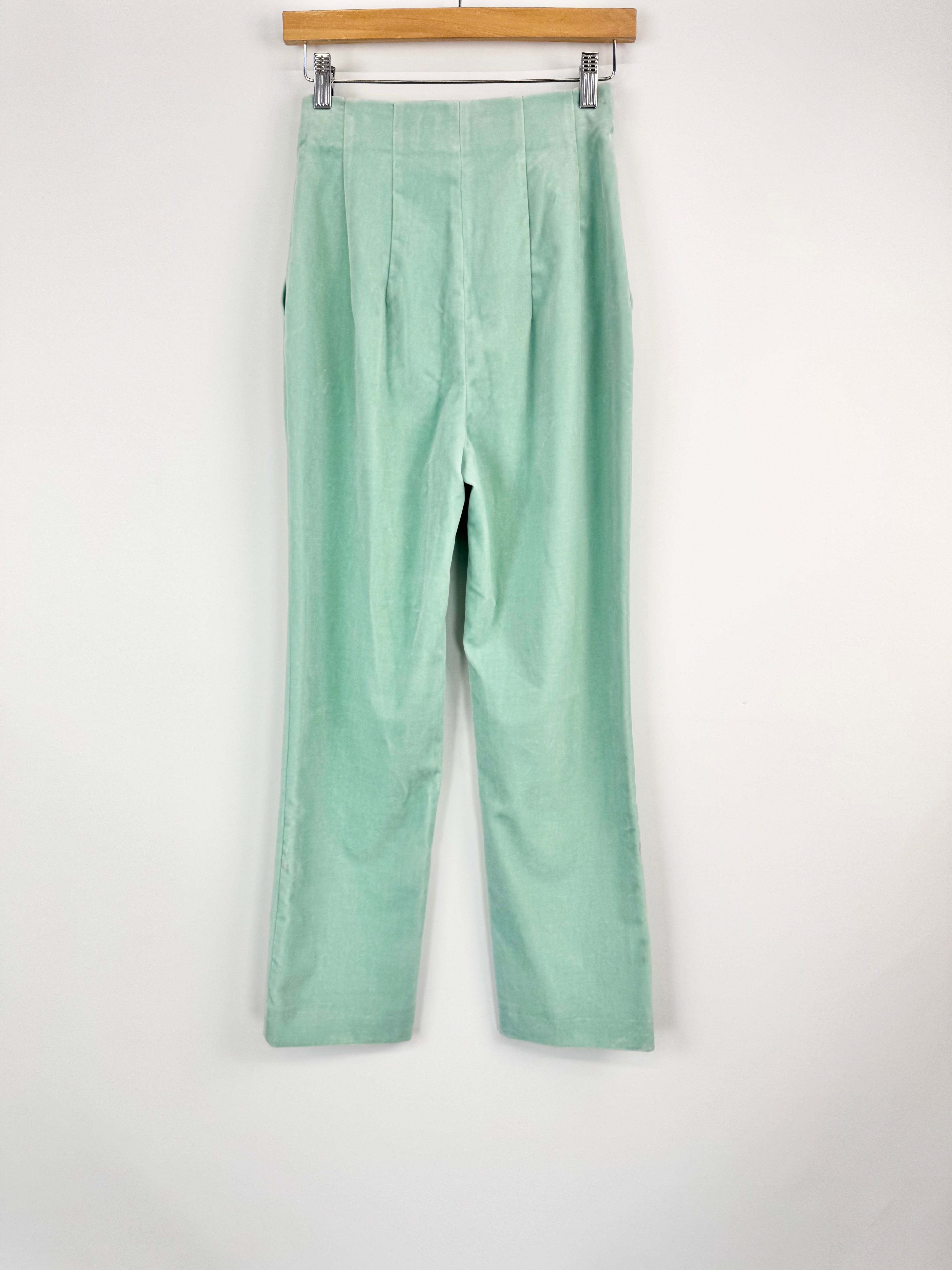 MFW Scanlan Theodore Mint Velvet Slacks NWT - AU6