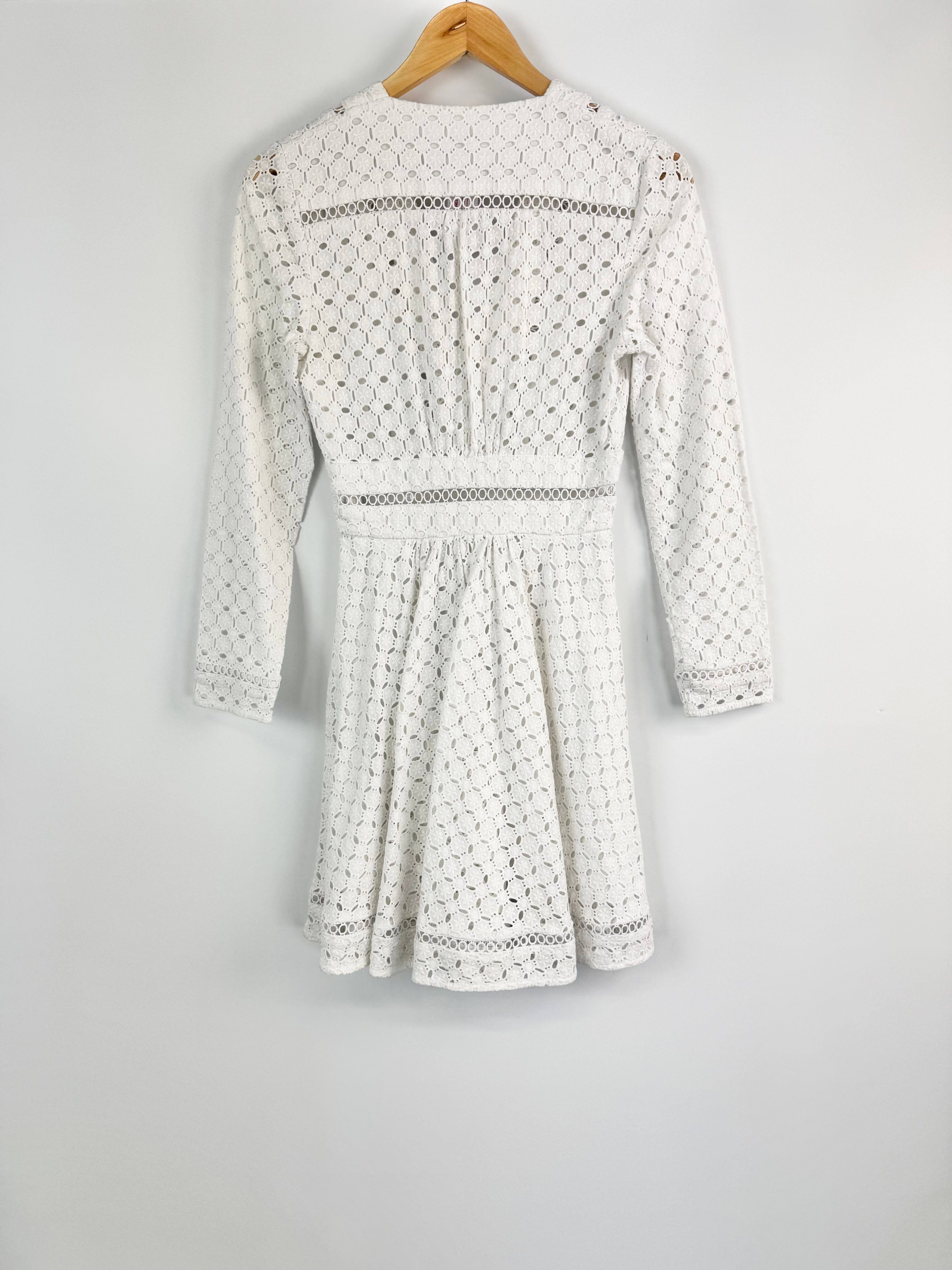 Zimmermann Broderie Anglais White Dress - AU8