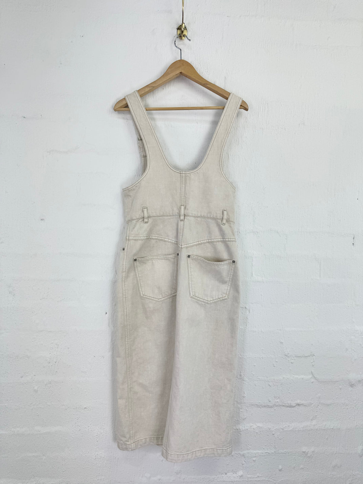 Isabel Marant Étoile Cream 'Filipine' Denim Dress - AU10
