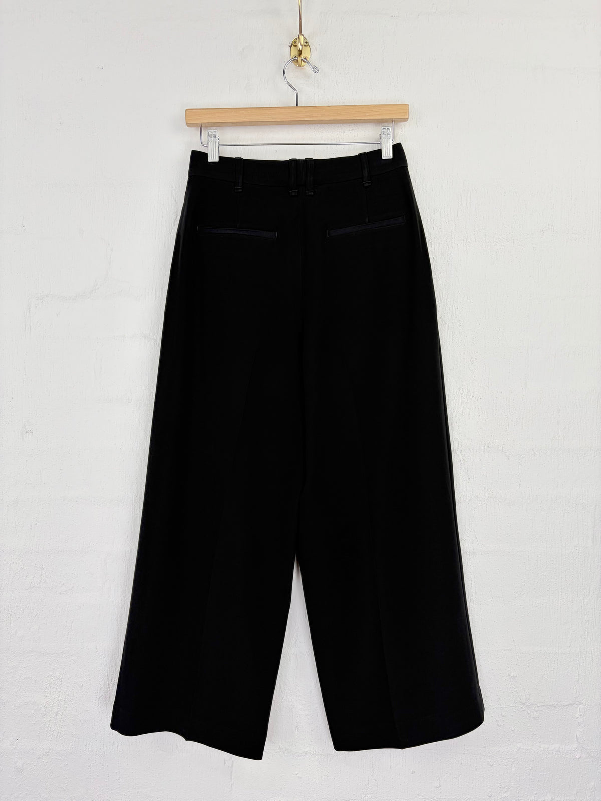 Rag & Bone Black Wide Leg Slacks - AU10