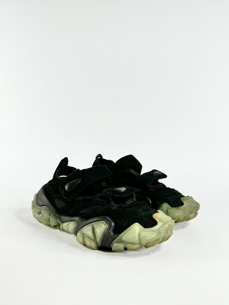 Acne Studios Bolzter Bryz Black & Green Sandals - EU37