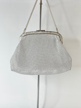Oroton Glomesh White Handbag