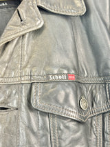 Schott NYC Dark Brown Leather Jacket - M