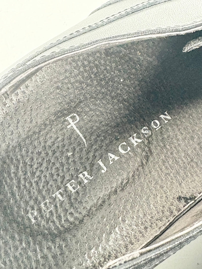 Peter Jackson Black Leather Derby Shoes - EU46