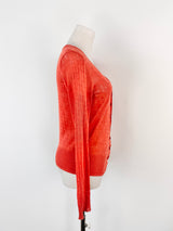 Gorman Saffron SIlk & Cotton Cardigan - AU8