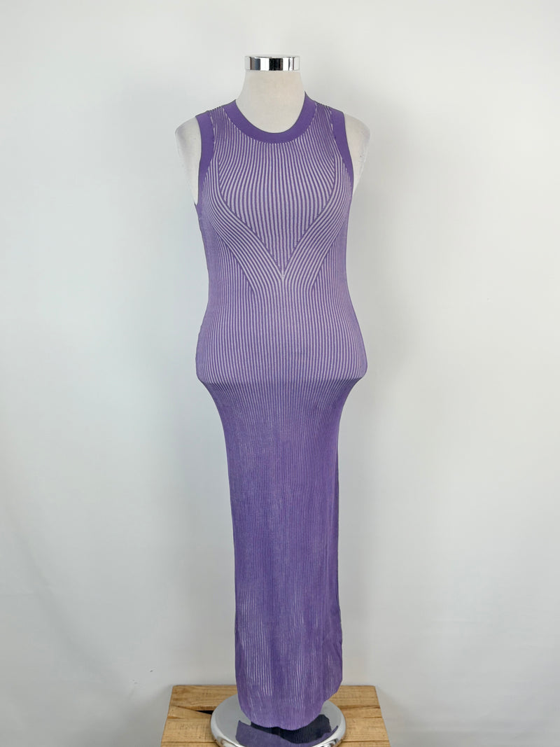 Sass & Bide Lilac 'Sugar Pill' Knit Tank Dress - AU10/12