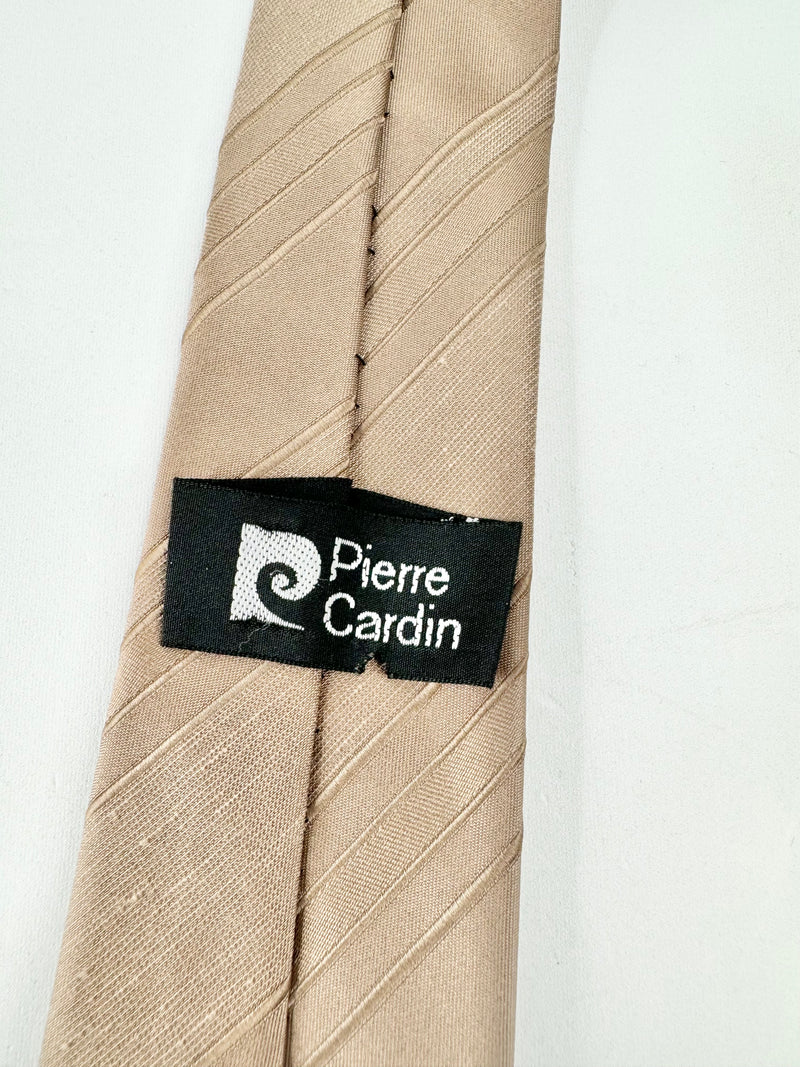 Vintage Pierre Cardin Taupe Tie