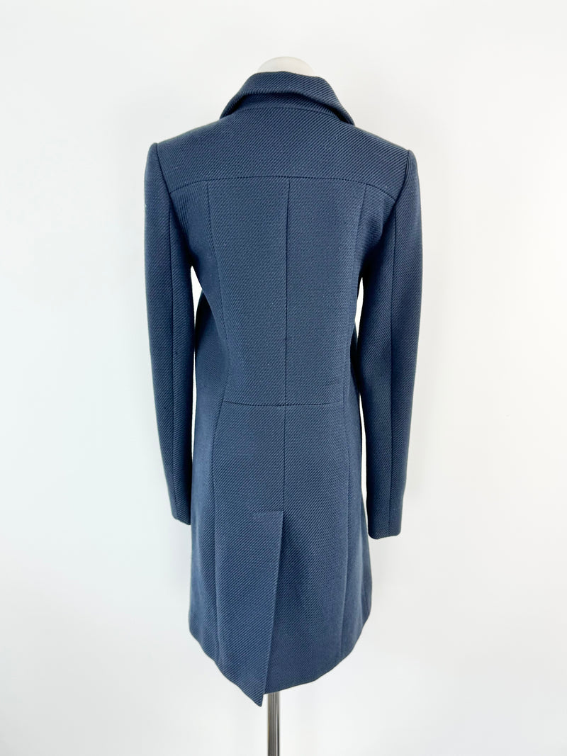 Carven x La Redoute Dark Blue Cotton Blend Coat - AU8