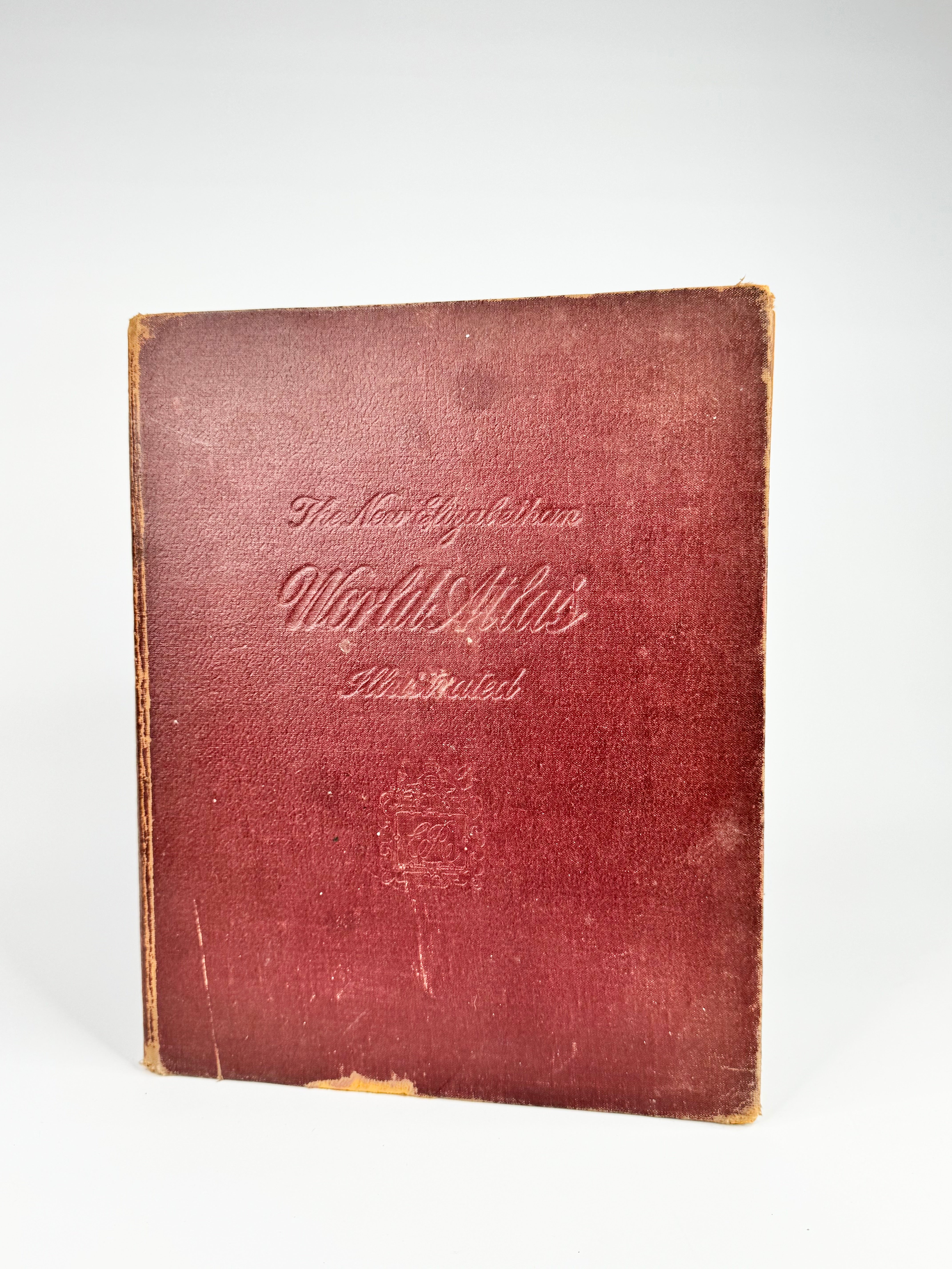 Vintage 1955 The New Elizabethan World Atlas Illustrated