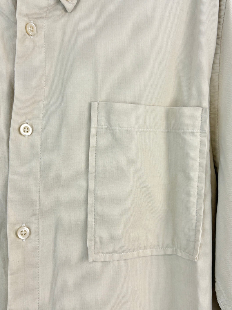 NN07 No Nationality Beige Corduroy Shirt - XXL