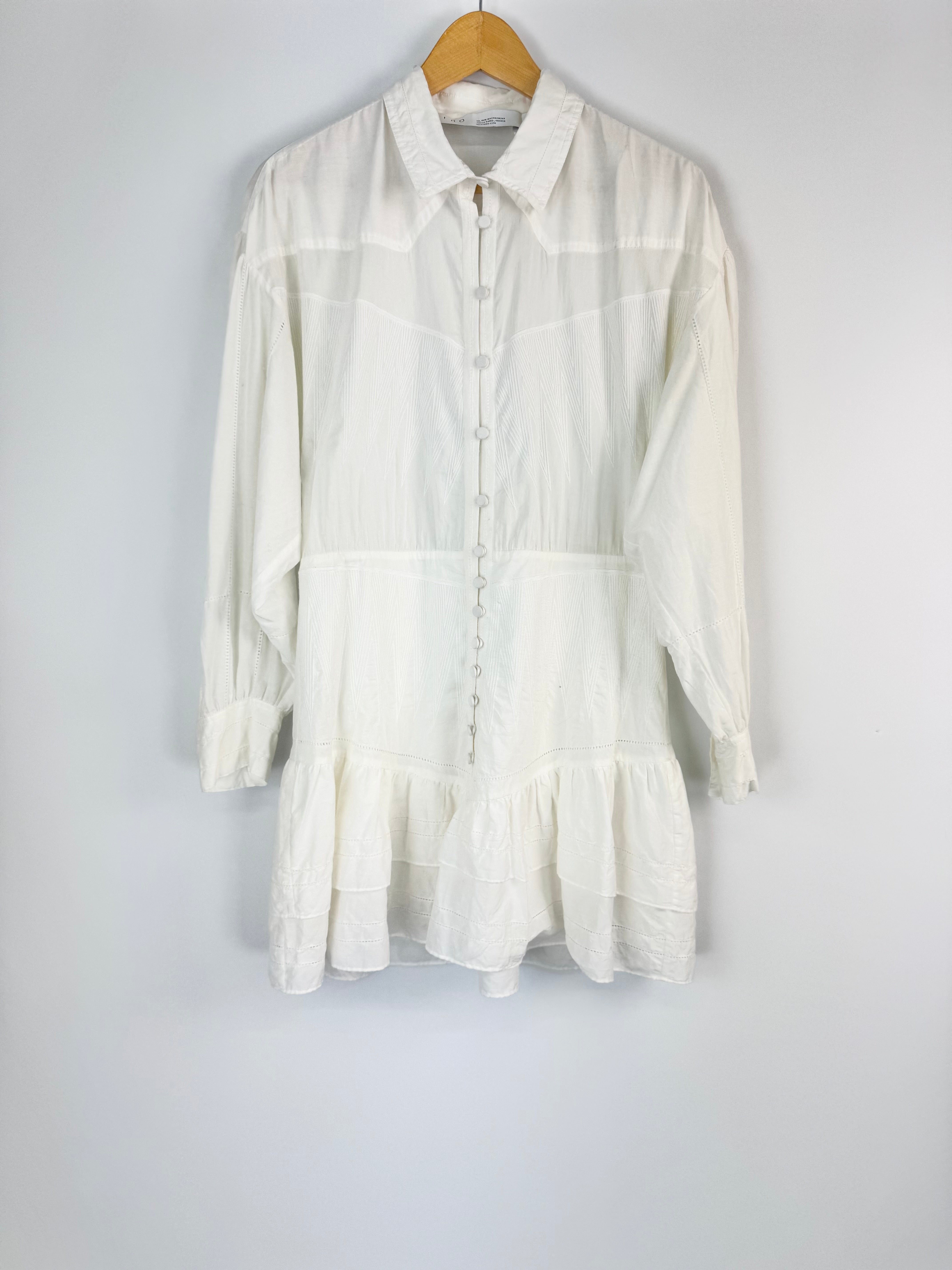 Iro White 'Josey' Shirt Dress - AU10