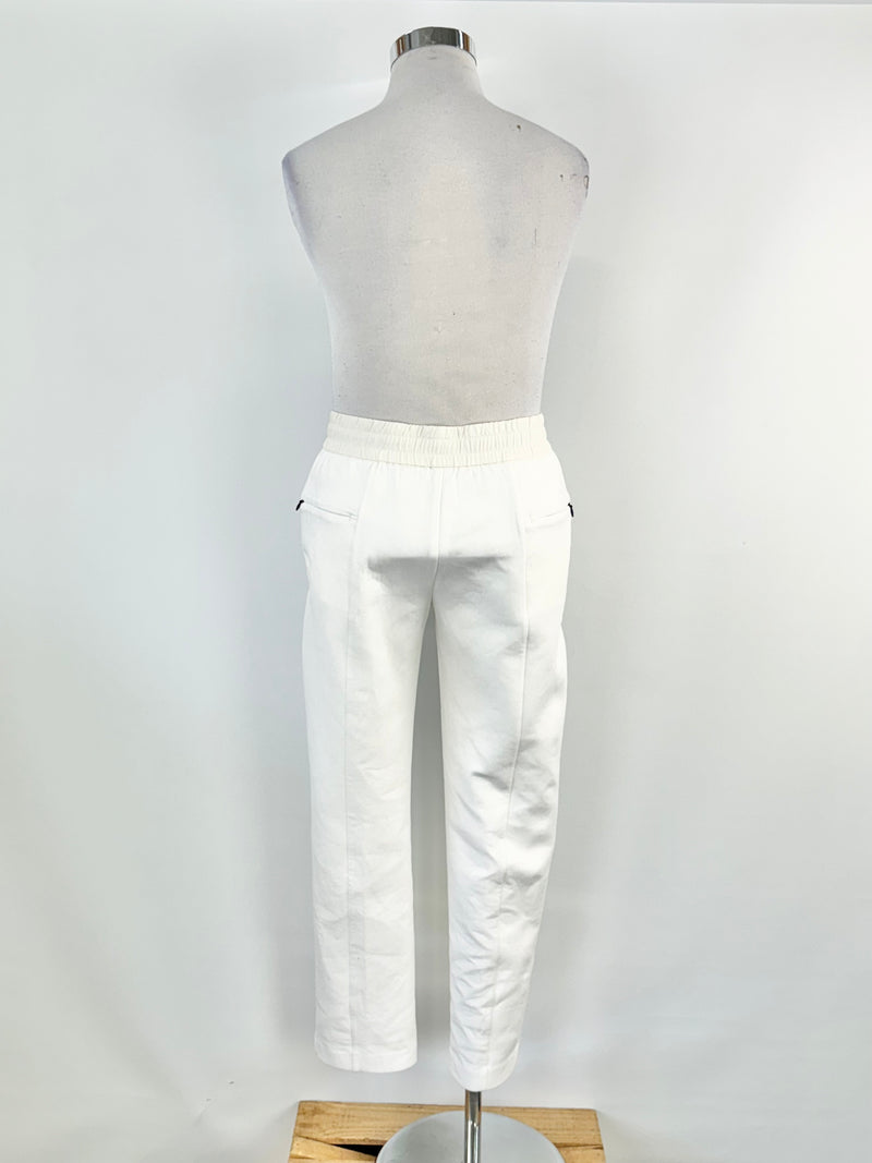 Emporio Armani White Padded Tracksuit Pants - M