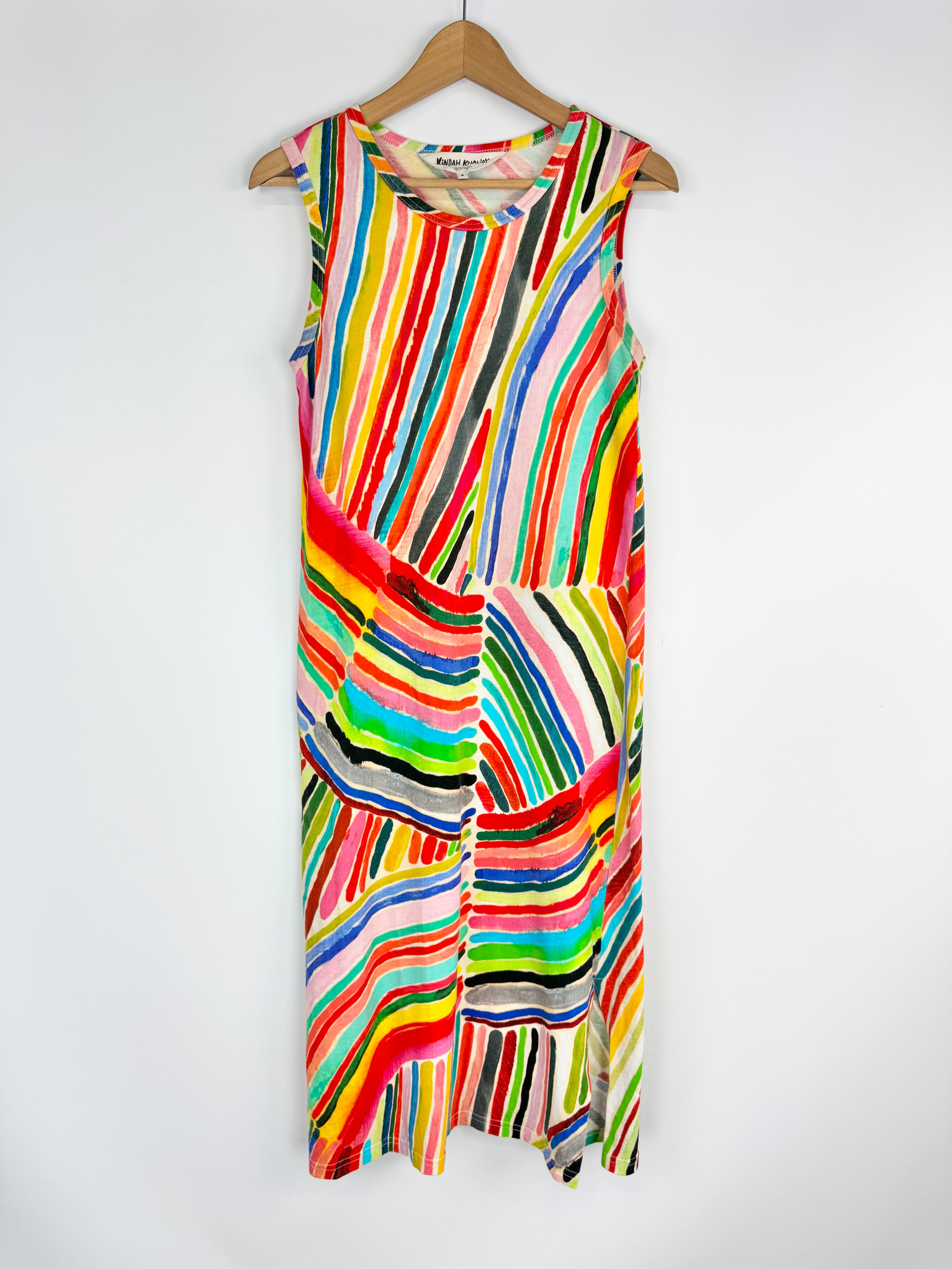 Gorman x Kindah Khalidy Organic Cotton 'Rainbow' Dress - AU8