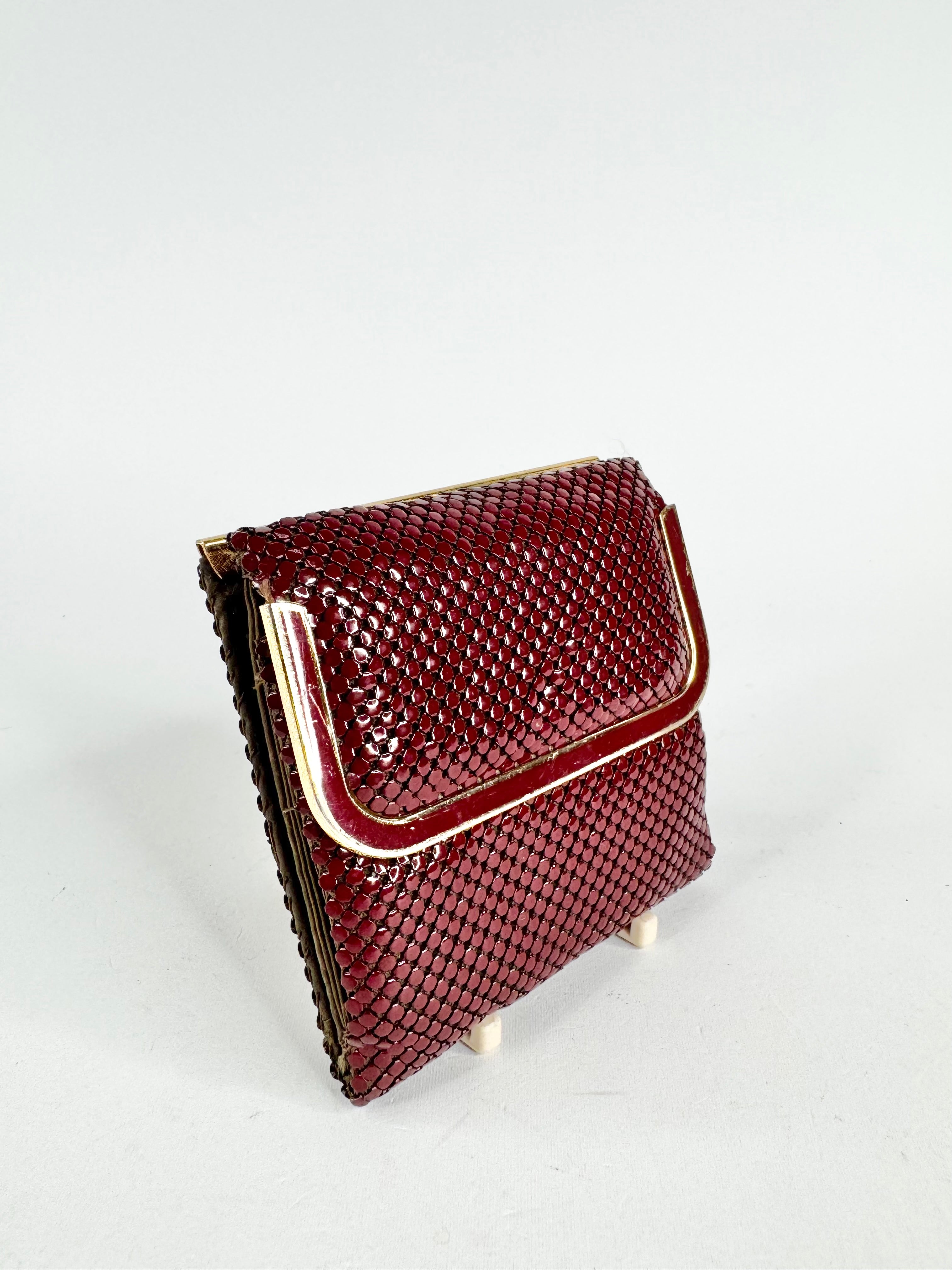 Vintage Glomesh Burgundy Wallet