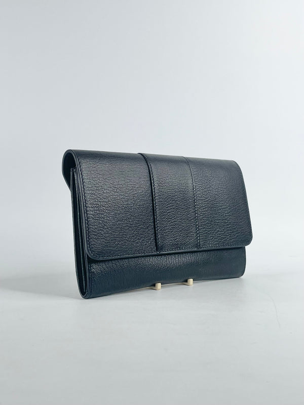 Status Anxiety Black Grained Leather 'Ida' Wallet