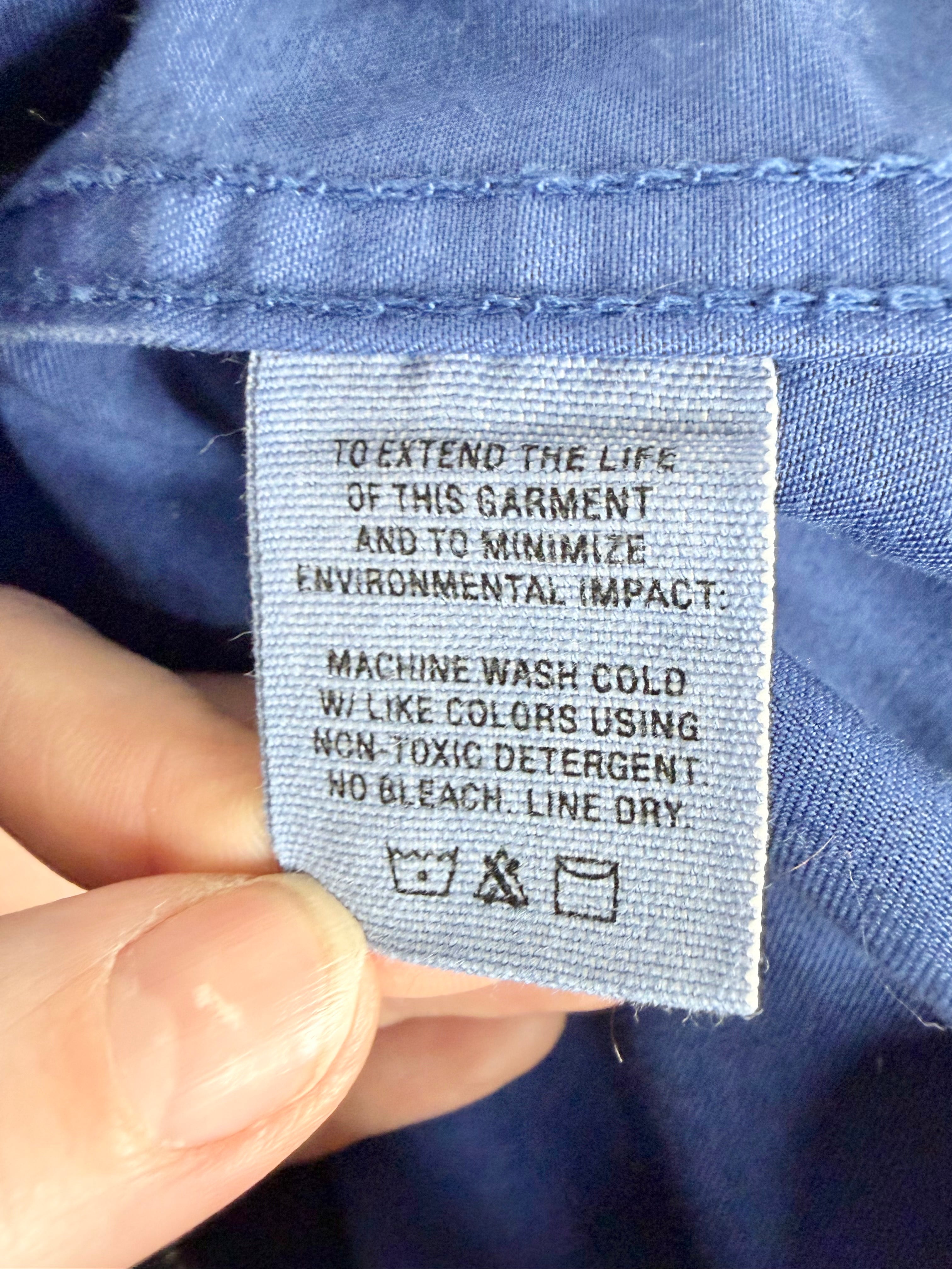 Alex Mills Violet Blue Long Work Jacket - AU6/8
