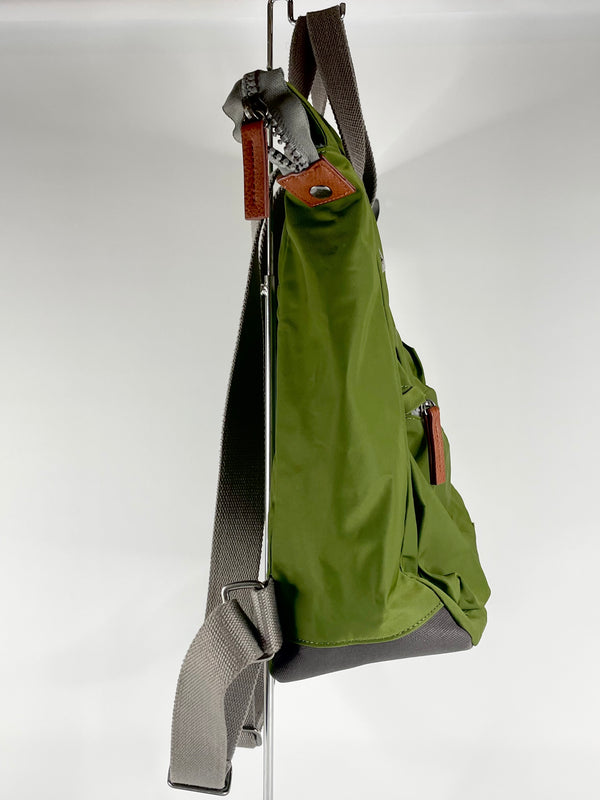 Roka Avocado Green Recycled Shell Backpack