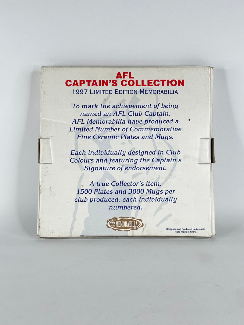 AFL Captain's Collection 1997 Wayne Carey Commemorative Plate