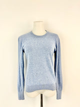 Altuzarra Winter Sky Blue Cashmere Twist Sweater - AU8/10