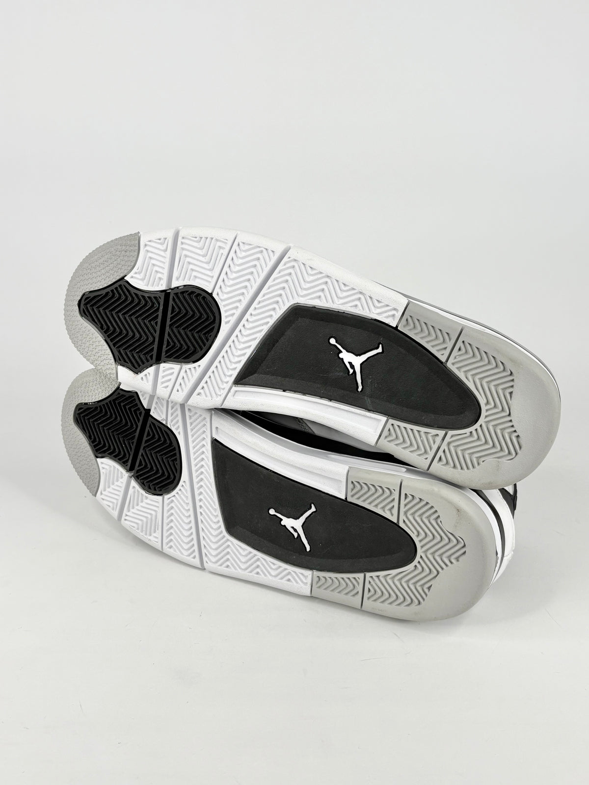 Air Jordan IV Retro Military Black & White High-Top Sneakers - EU46
