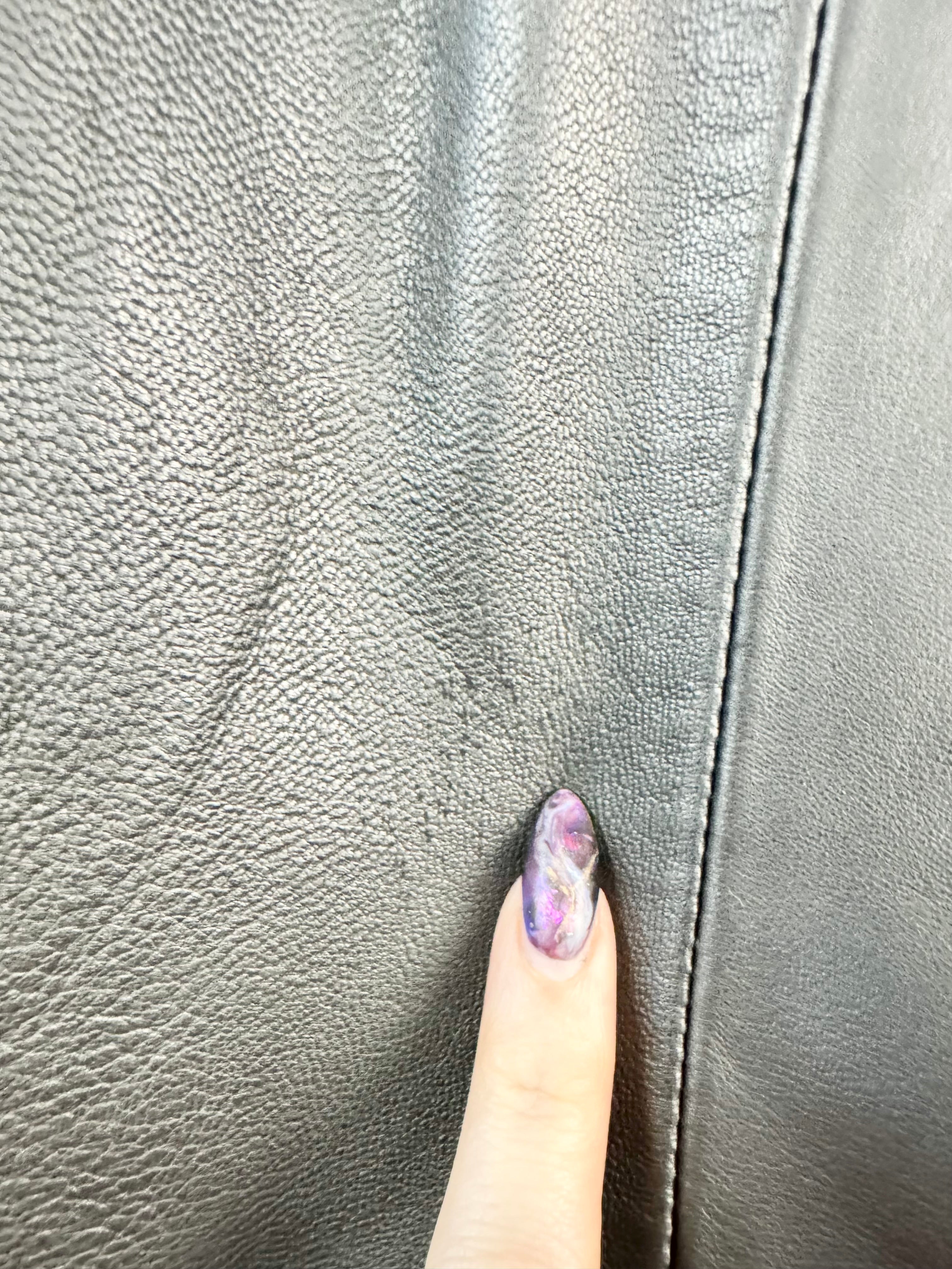 L'Aurore Black Leather Jacket - AU6