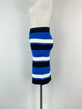 BCBGMaxazria Blue, Black & White 'Viola' Mini Skirt - AU8