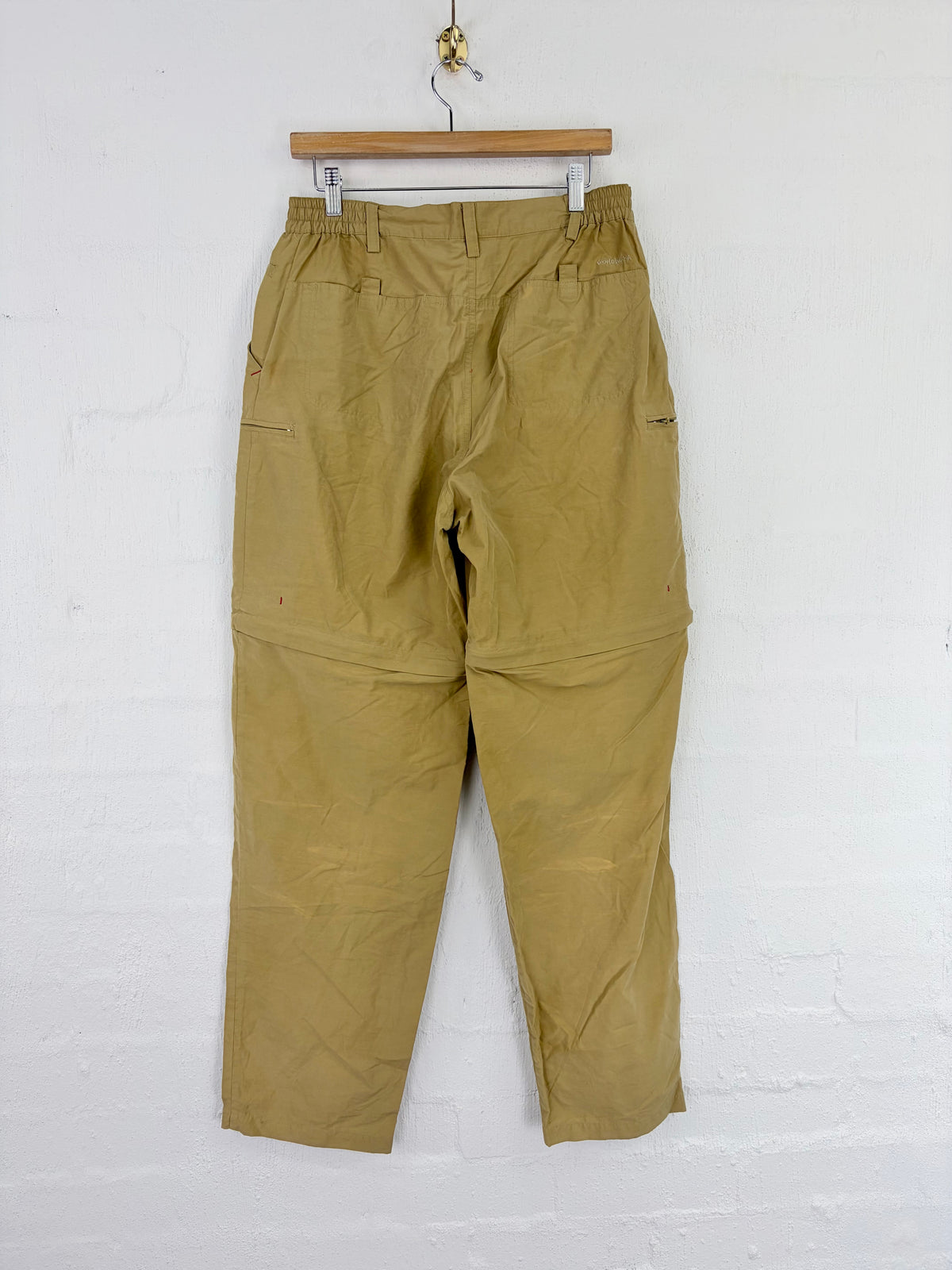 Gondwana Khaki Zip-Off Hiking Pants - AU14