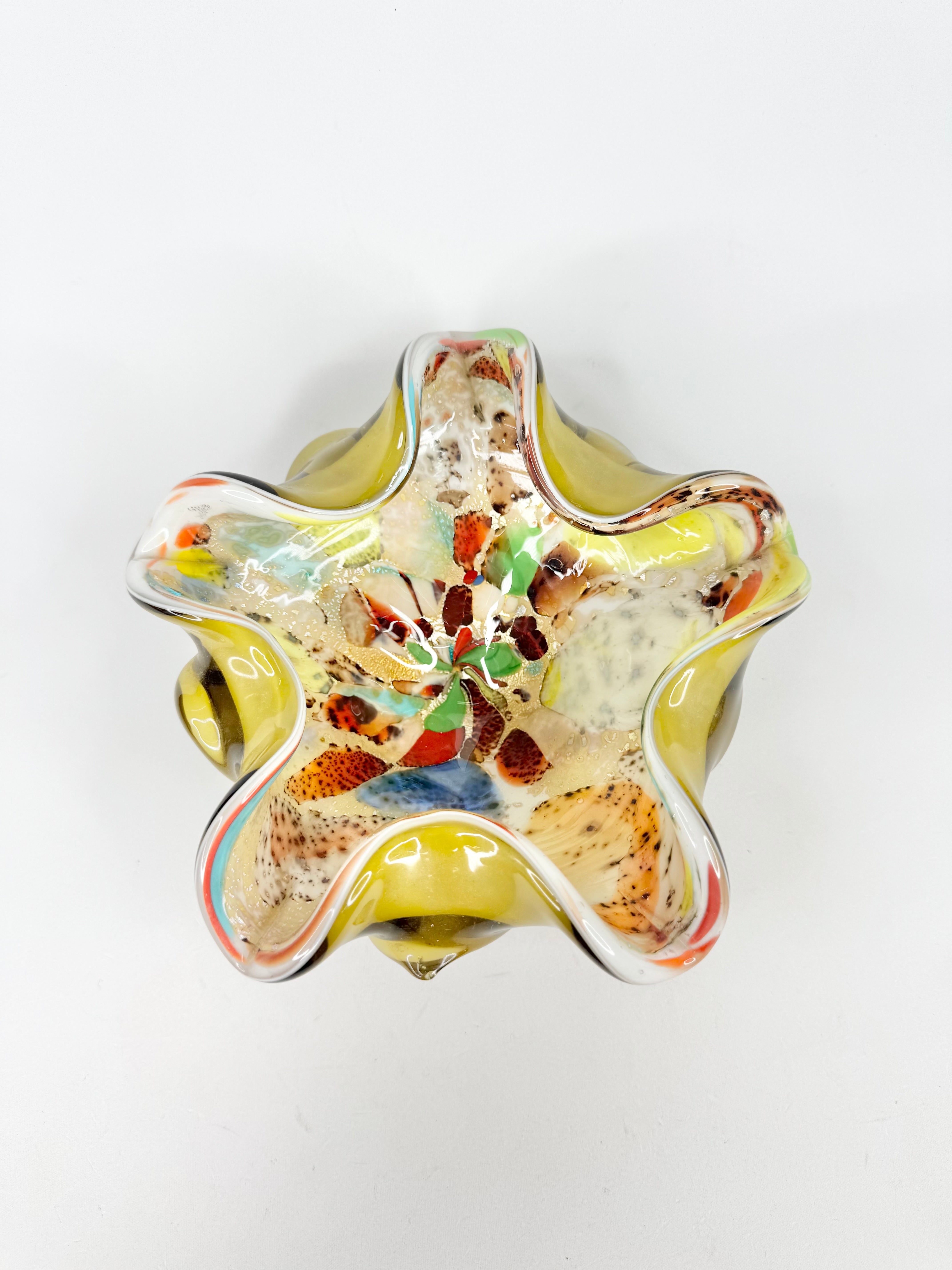 Vintage Murano Glass 'Tutti Fruitt' Dish