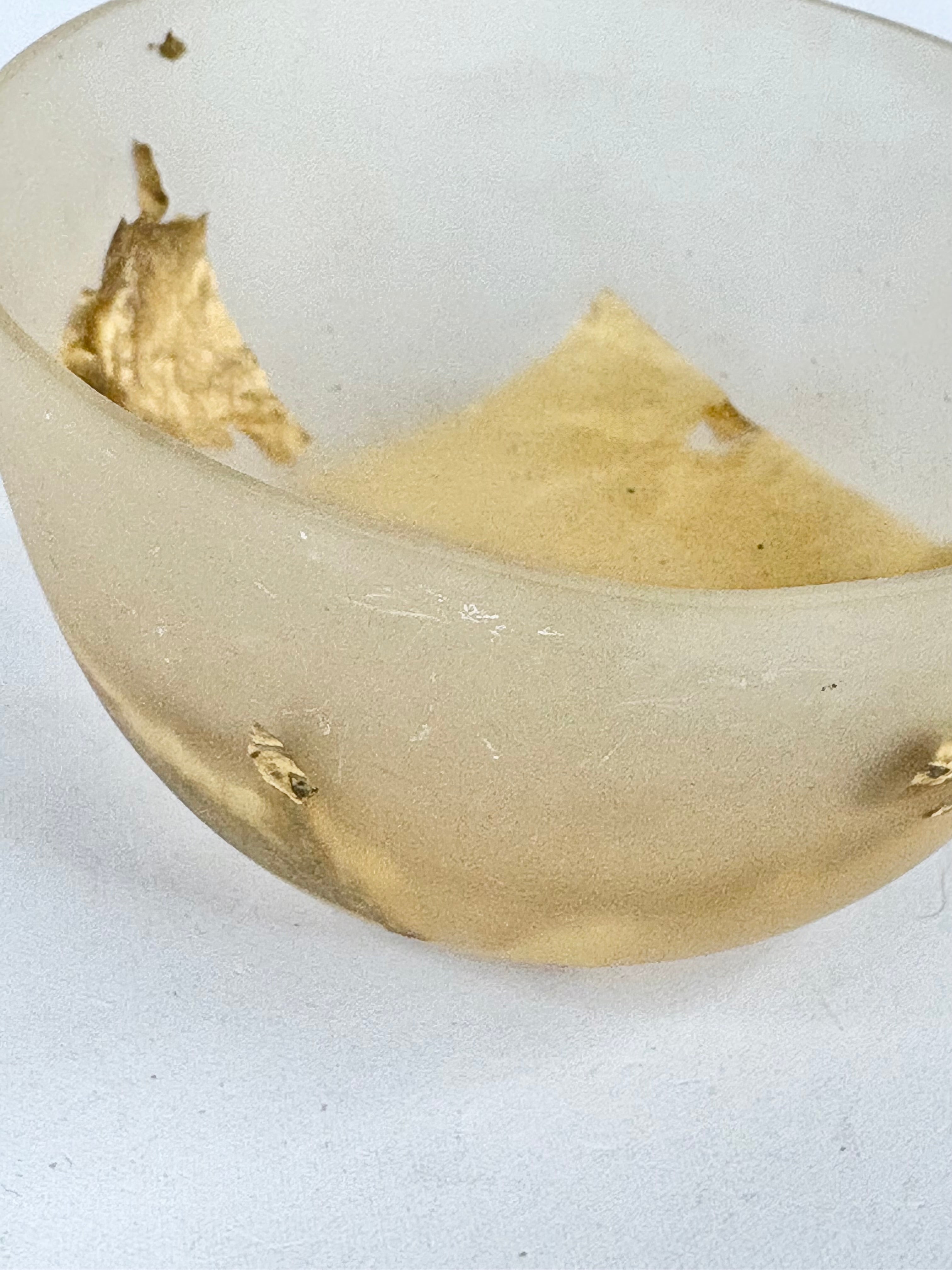 Martha Sturdy Canada Suspended Gold-Leaf Resin Bowl