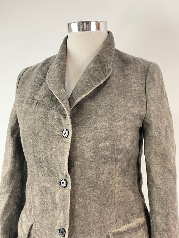 Rundholz Dip Umber Wool Blend Blazer AU12/14