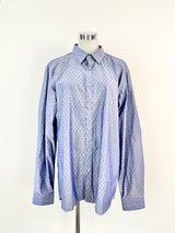 Ted Baker Blue Spot Jacquard Shirt NWT - 16.5