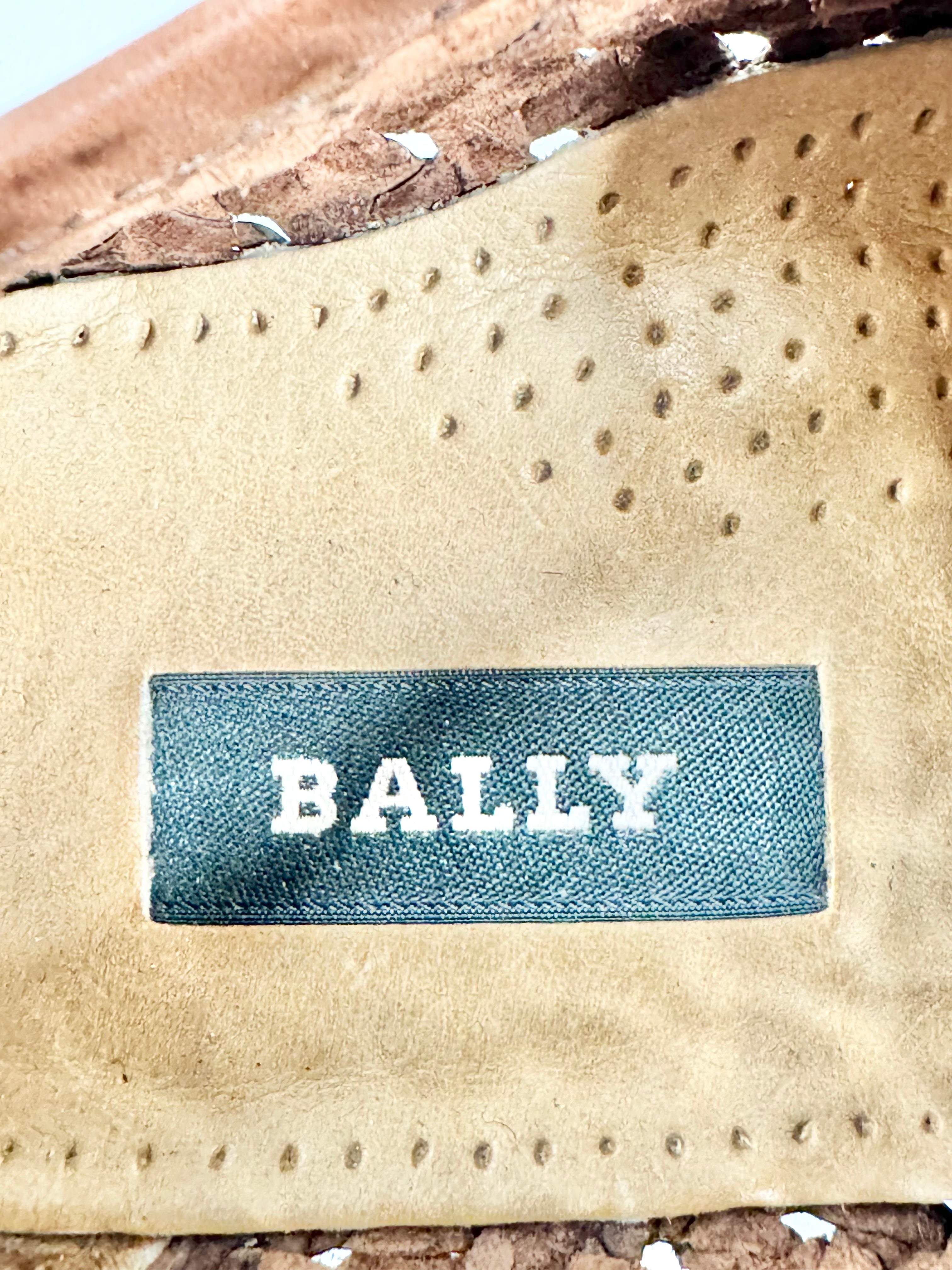 Bally Brown Woven Lace ups - EU41