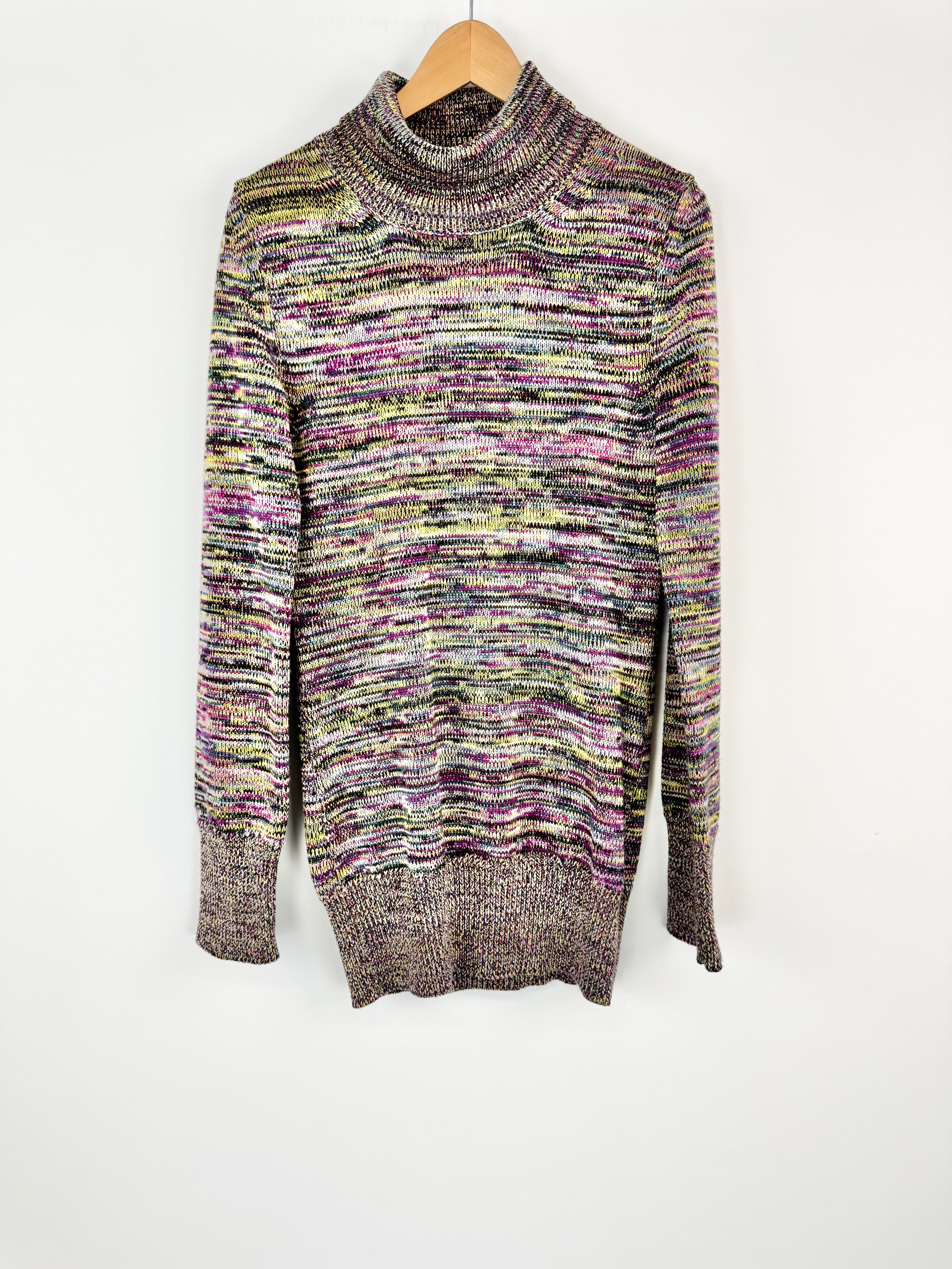 Maison Martin Magiela Multicolour Roll Neck Jumper - AU10/12