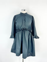 Karen Walker Black Oversized Frilled Smock - AU14