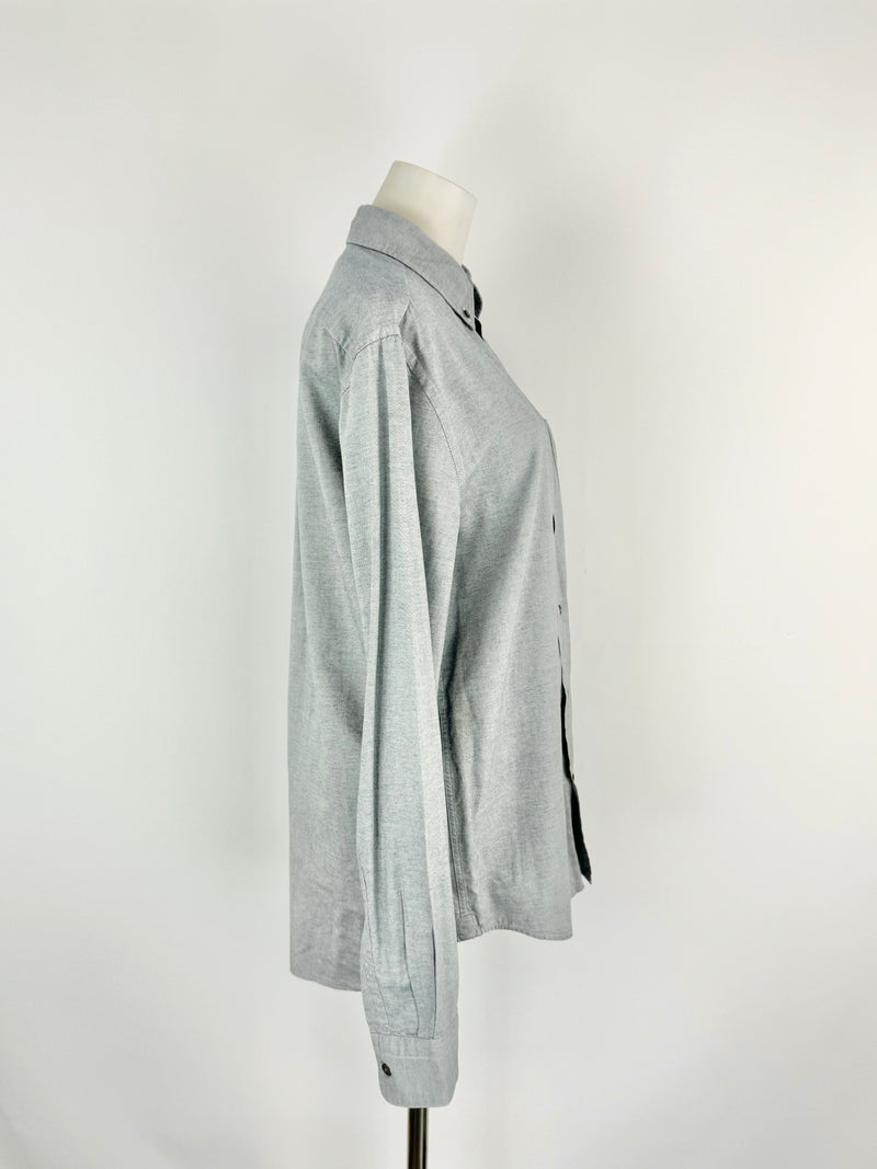 Acne Studios Blue Cotton Slim Fit Shirt - 48