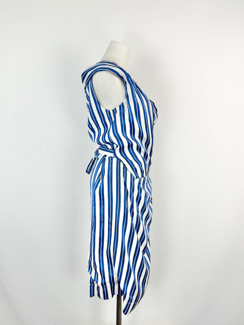 Vivienne Westwood Red Label Blue & White Striped Dress - AU10