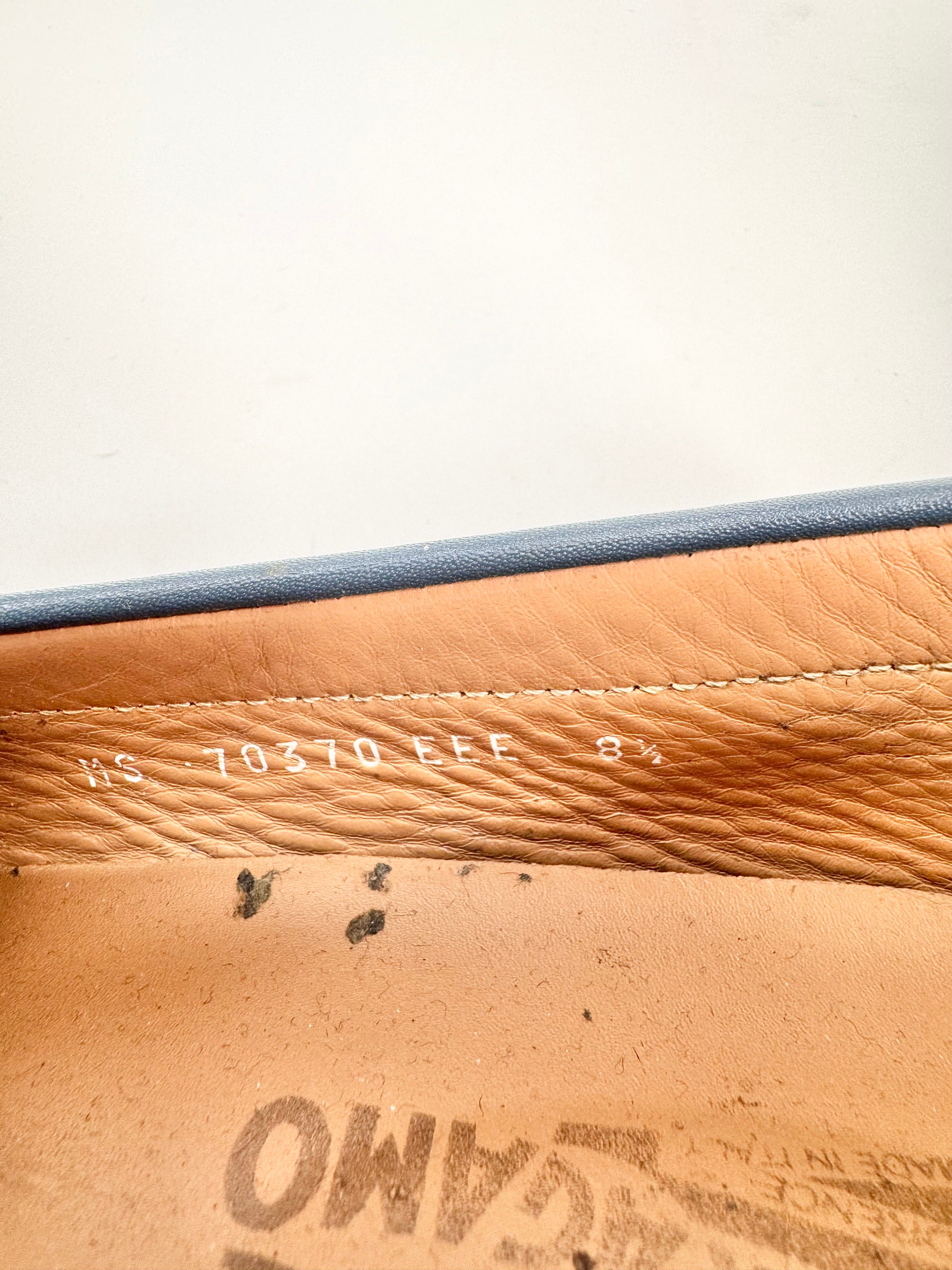 Salvatore Ferragamo Blue Horsebit Loafers - EU 8.5