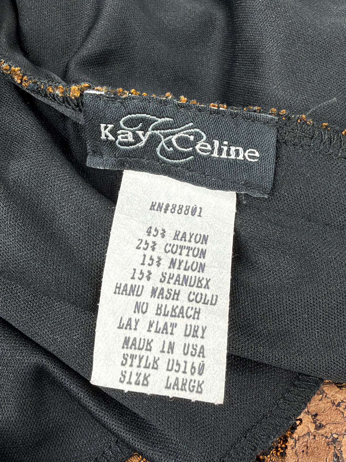 KAY Celine Bronze Lace Tank - AU14/16