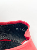 Xavier Danaud Red Leather Mules - EU36