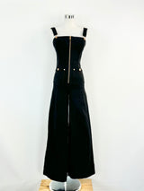 Alice McCall Black Flared 'Quincy' Overalls - AU6