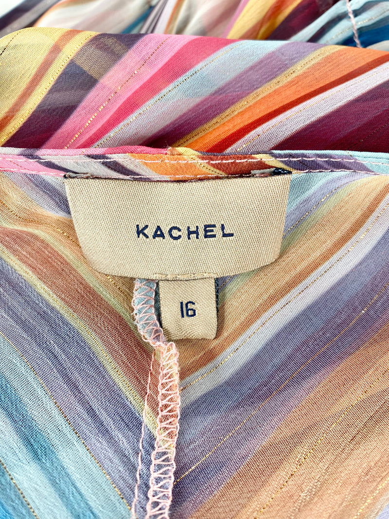 Kachel Maxi Striped Dress - AU16