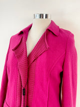 Eugen Klein Magenta Wool Jacket - AU16