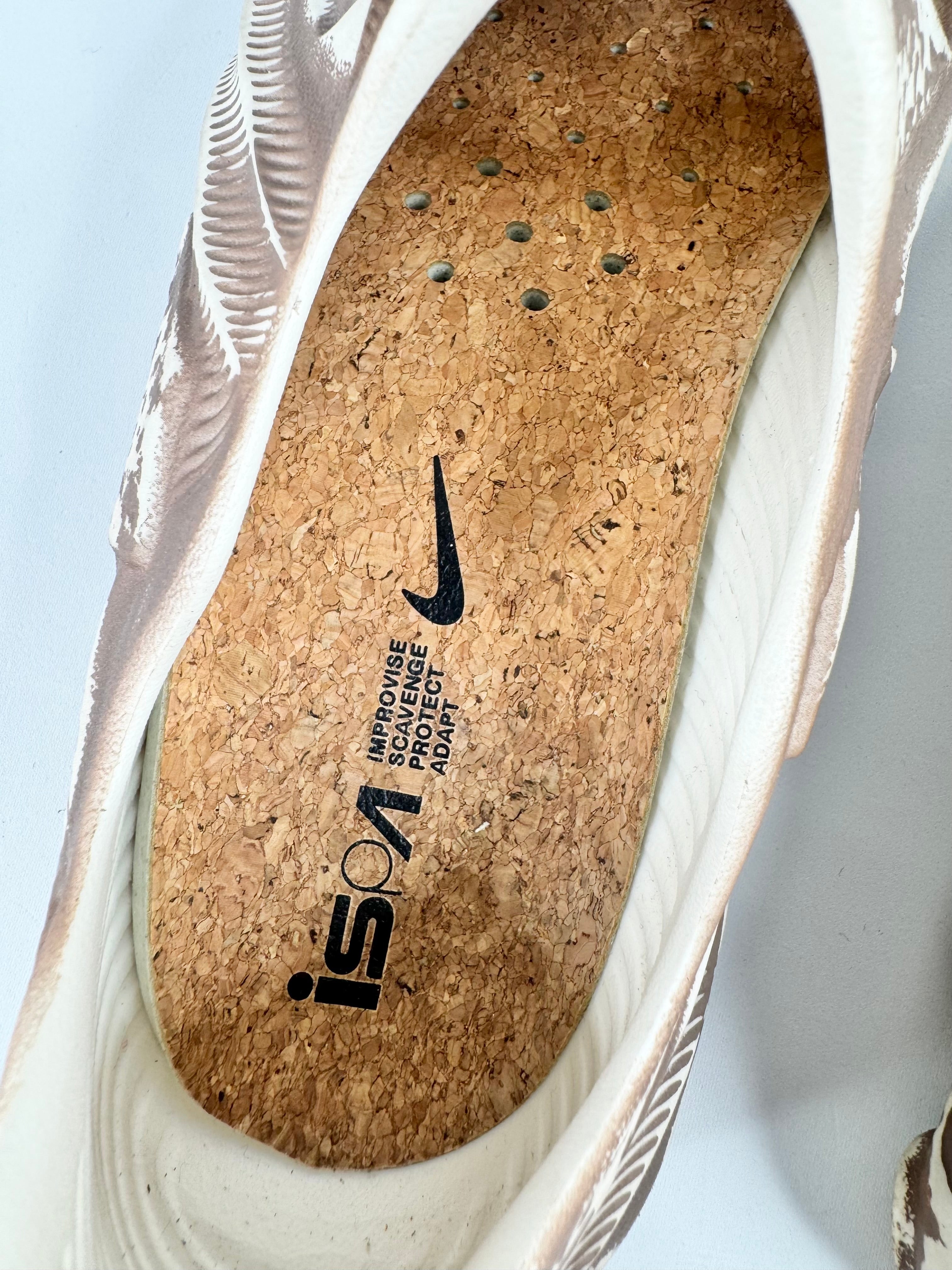 Nike ISPA Universal Natural Brown Slide Foam Clay Stone Mist Sandal - 10