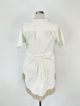 Imagine White Cotton & Linen Dress NWT - AU10/12