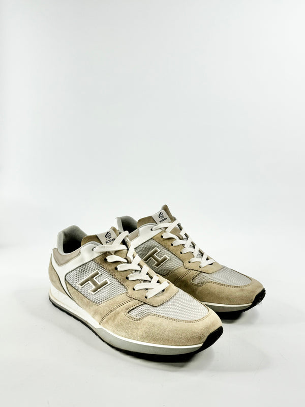 Hogan Sandy Suede & Mesh Sneakers - US10.5