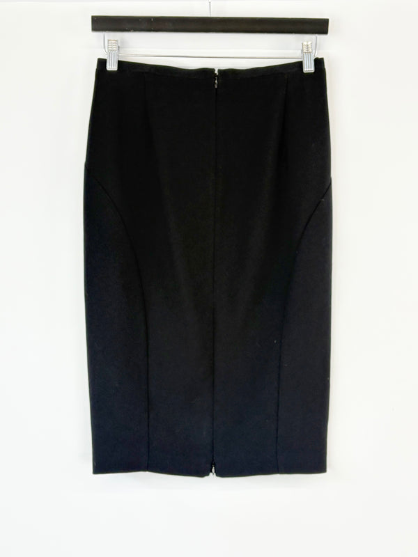 Elie Tahari 'Harla' Black Midi Skirt - AU10