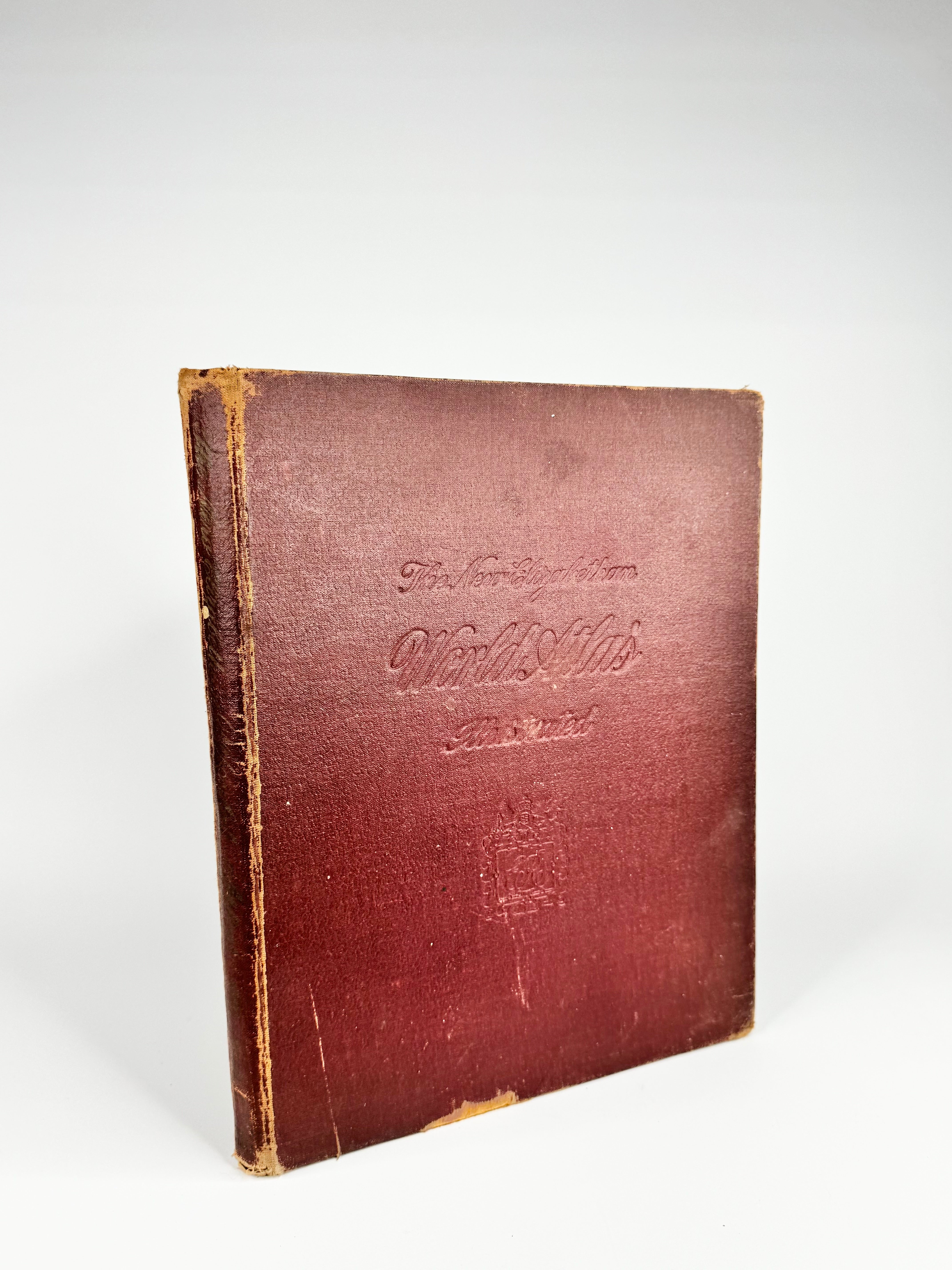 Vintage 1955 The New Elizabethan World Atlas Illustrated