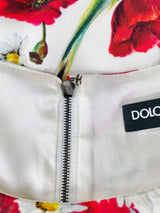 Dolce & Gabbana Poppy & Daisy Pattern Sheath Dress - AU12