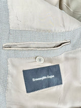 Emenegildo Zegna Woven Wool Blend Blazer - 54R