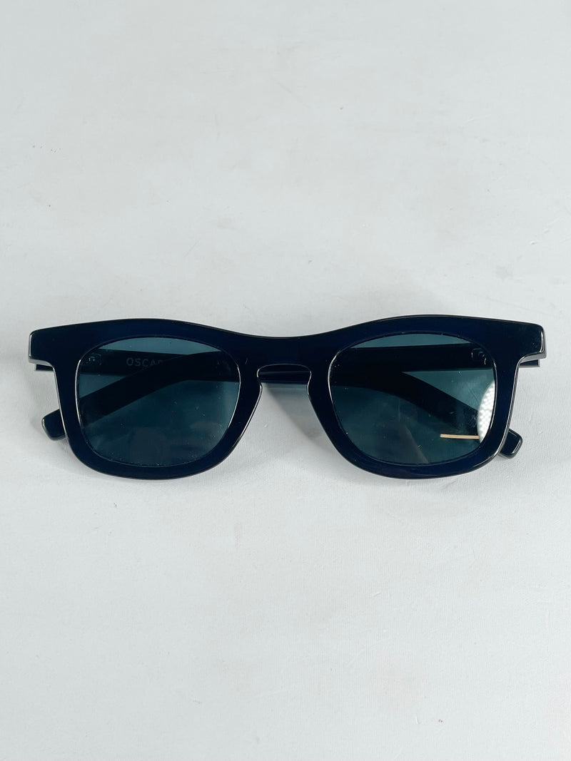 Oscar Magnuson 'Serge 100' Black Sunglasses